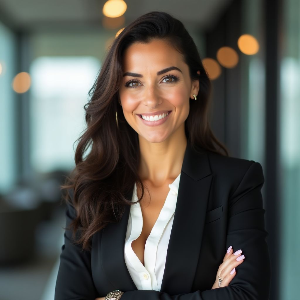 Foto profesional de Valentina Morales directora ejecutiva