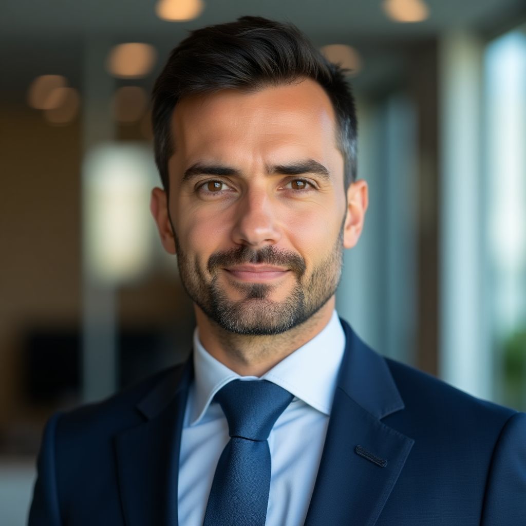 Foto profesional de Sebastián Herrera director de inversiones